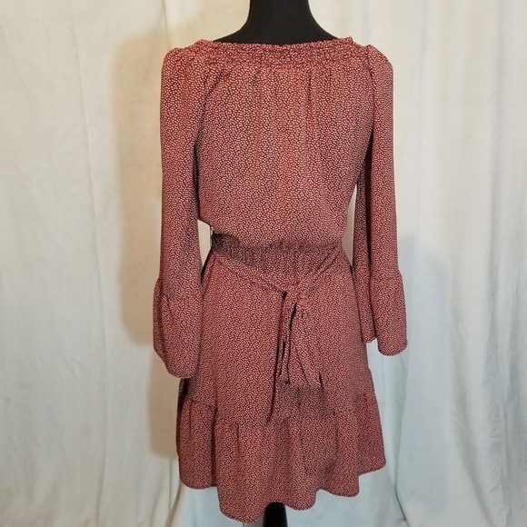 NWT Michael Kors Red and White  Dress - Picture 5 of 7